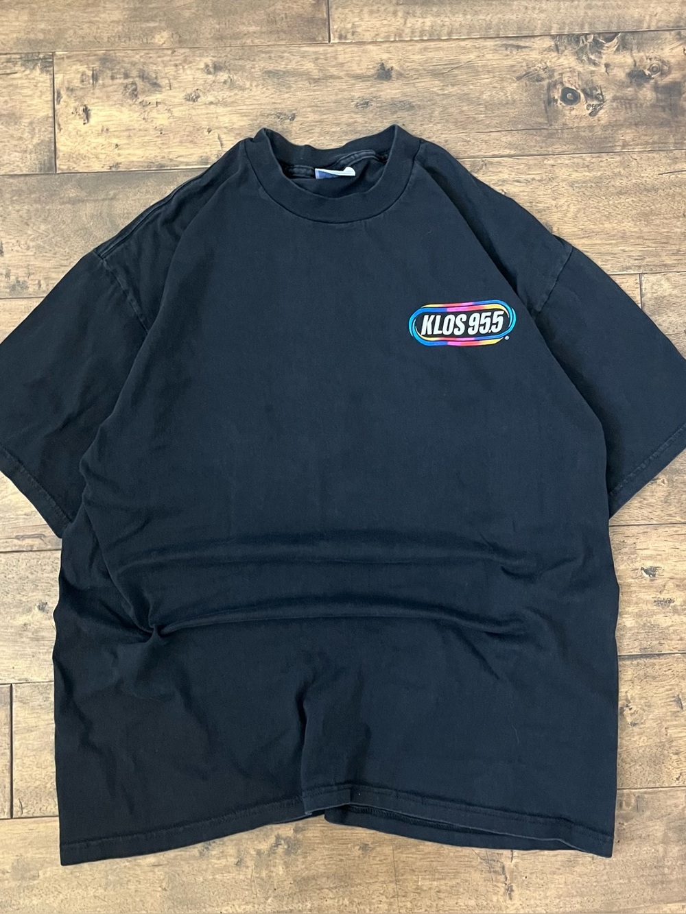 Vintage Y2K 1999 KLOS 95.5 Graphic Hollywood Bowl T Shirt